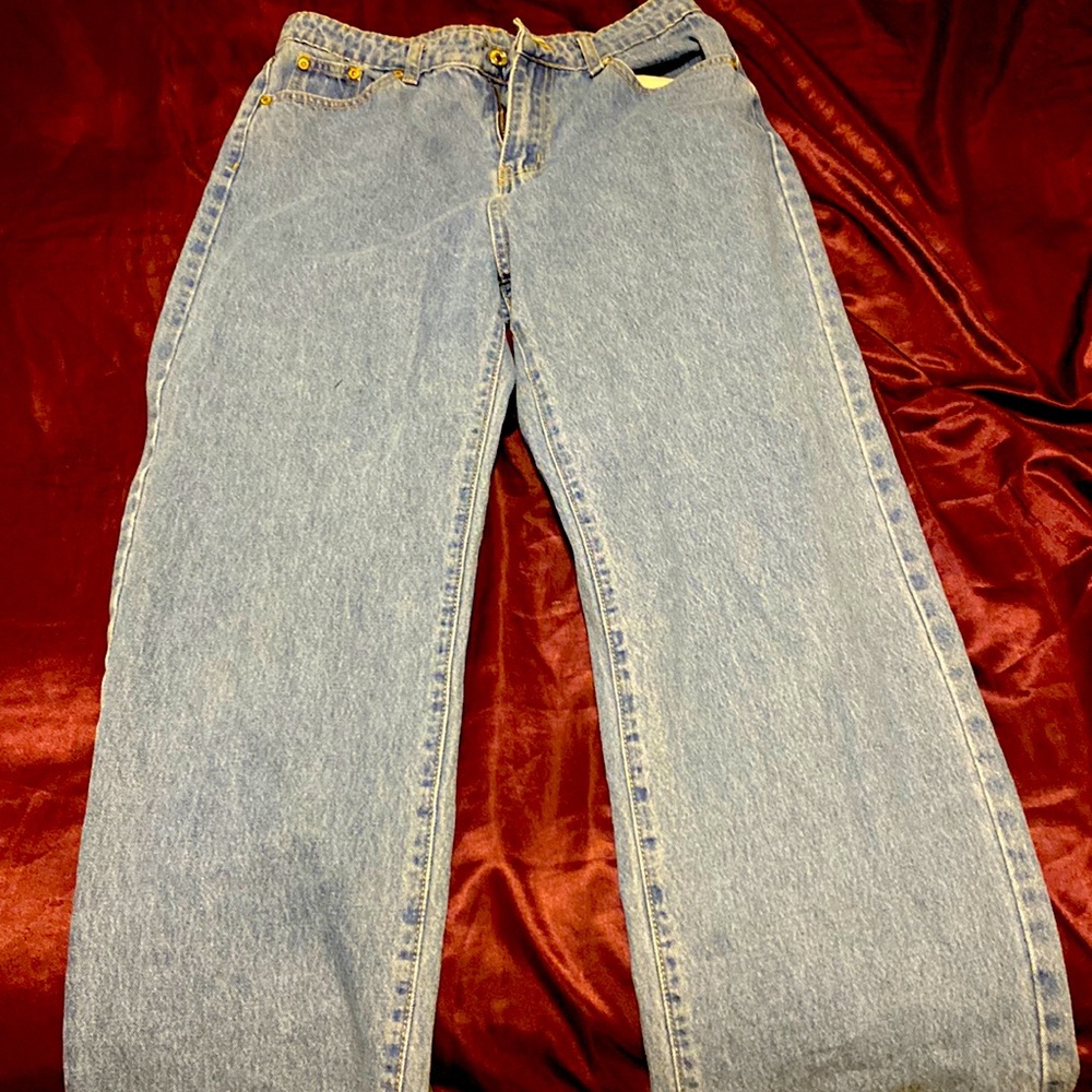 high rise jeans
